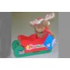 Destock Grossiste peluche caribou a traineau - ref.7102