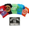 Destock Destockage tee shirt us marshall 100% coton