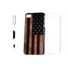 Grossiste - pack 5 en 1 coque flag ancien usa iphone 4/4s