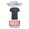 Destock Liquidation lot 100 t shirts marque diesel 2015