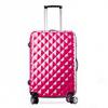 Grossiste - valise taille cabine rigide rose foncé ultra leger pc 4 roue