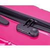 Grossiste - valise taille cabine rigide rose foncé ultra leger pc 4 roue