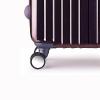Grossiste - valise taille cabine rigide 57cm violet ultra leger abs+pc 4