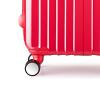 Grossiste - valise taille cabine rigide  rose foncé ultra leger 4 roues